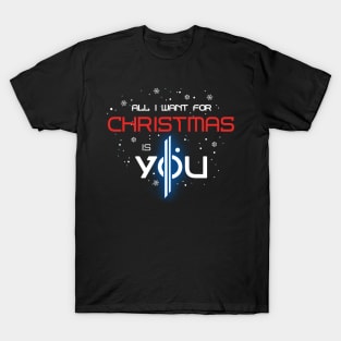 All I want for Christmas - Galactic T-Shirt